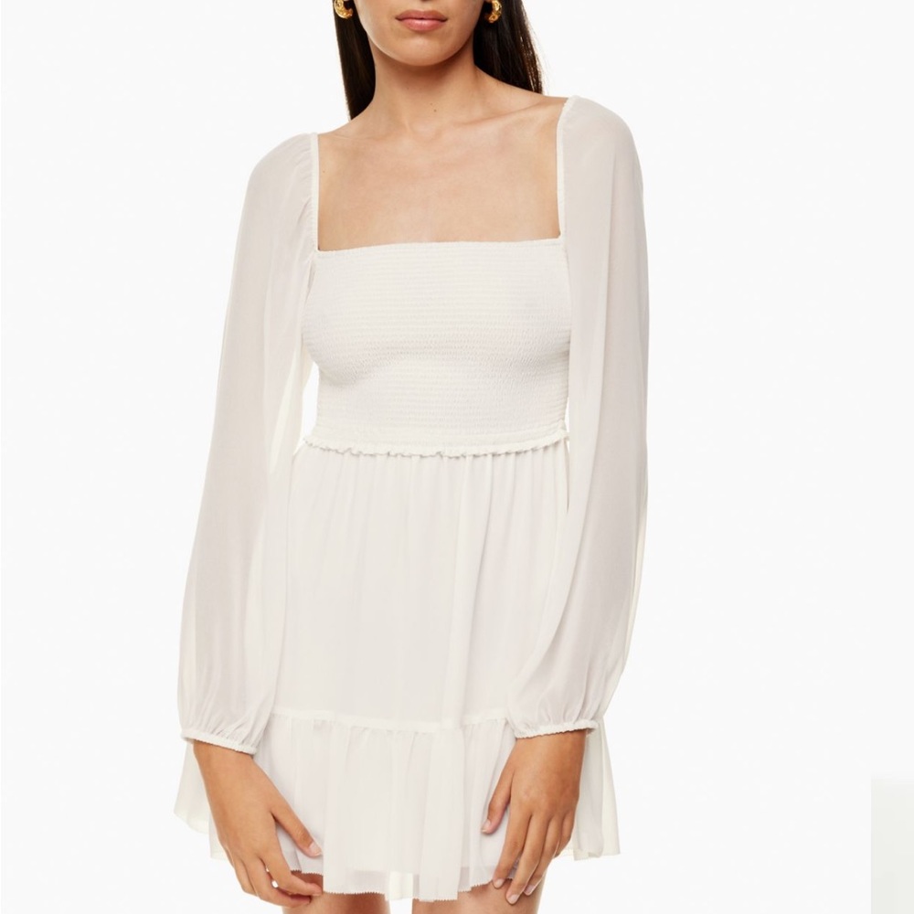 ARITZIA | Wilfred Tempest Mini Dress in Light Birch